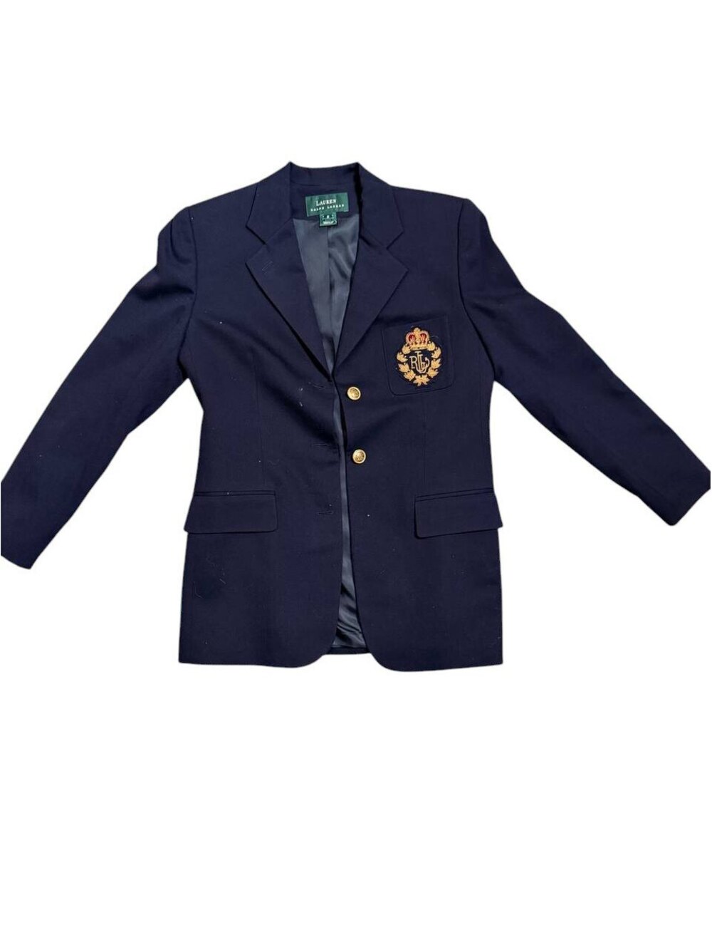 Lauren Ralph Lauren Wool Blazer 8 & Shirt M Set Old Money